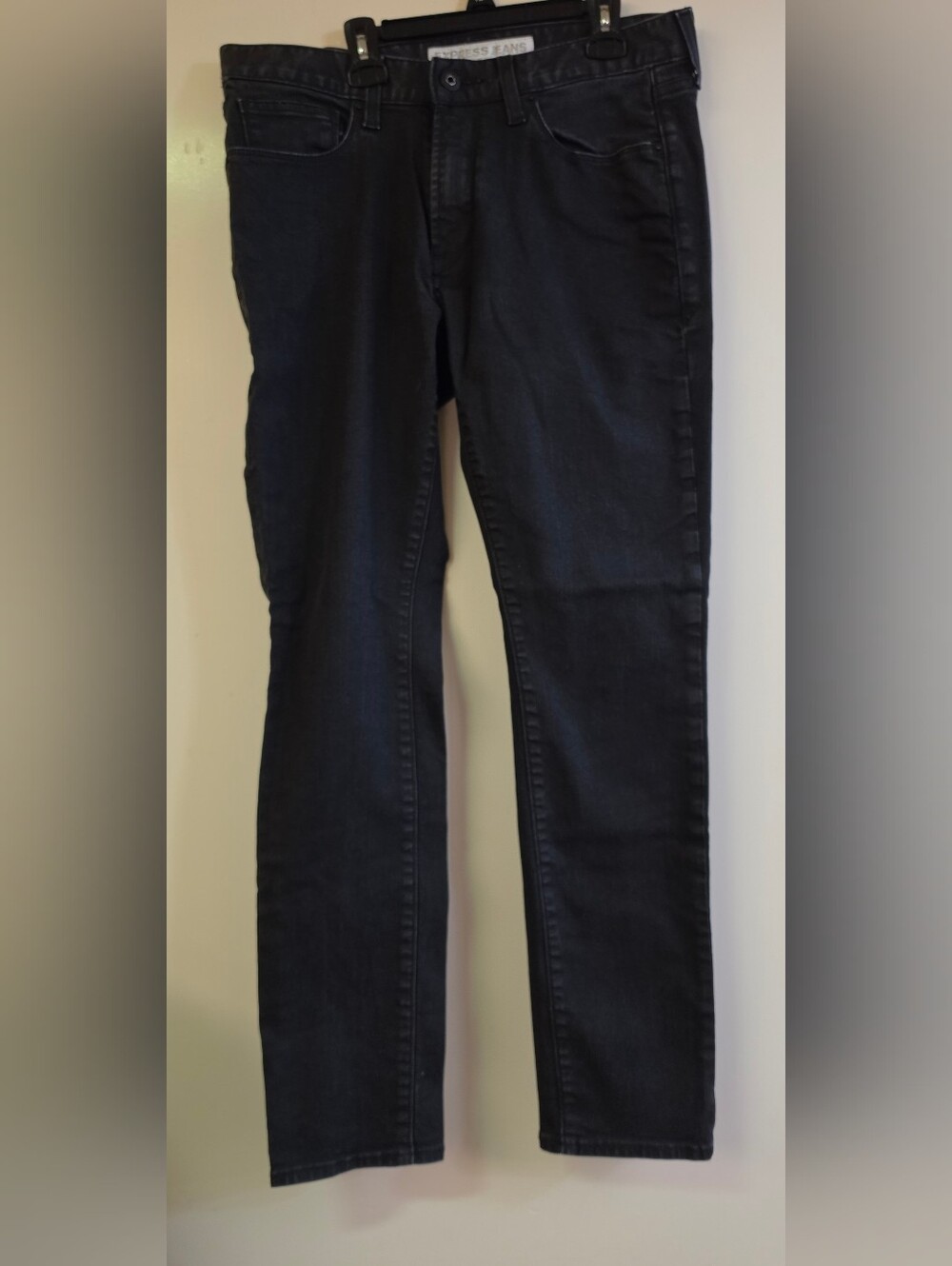 Classic Black Men's Super Skinny Jeans, 33x32